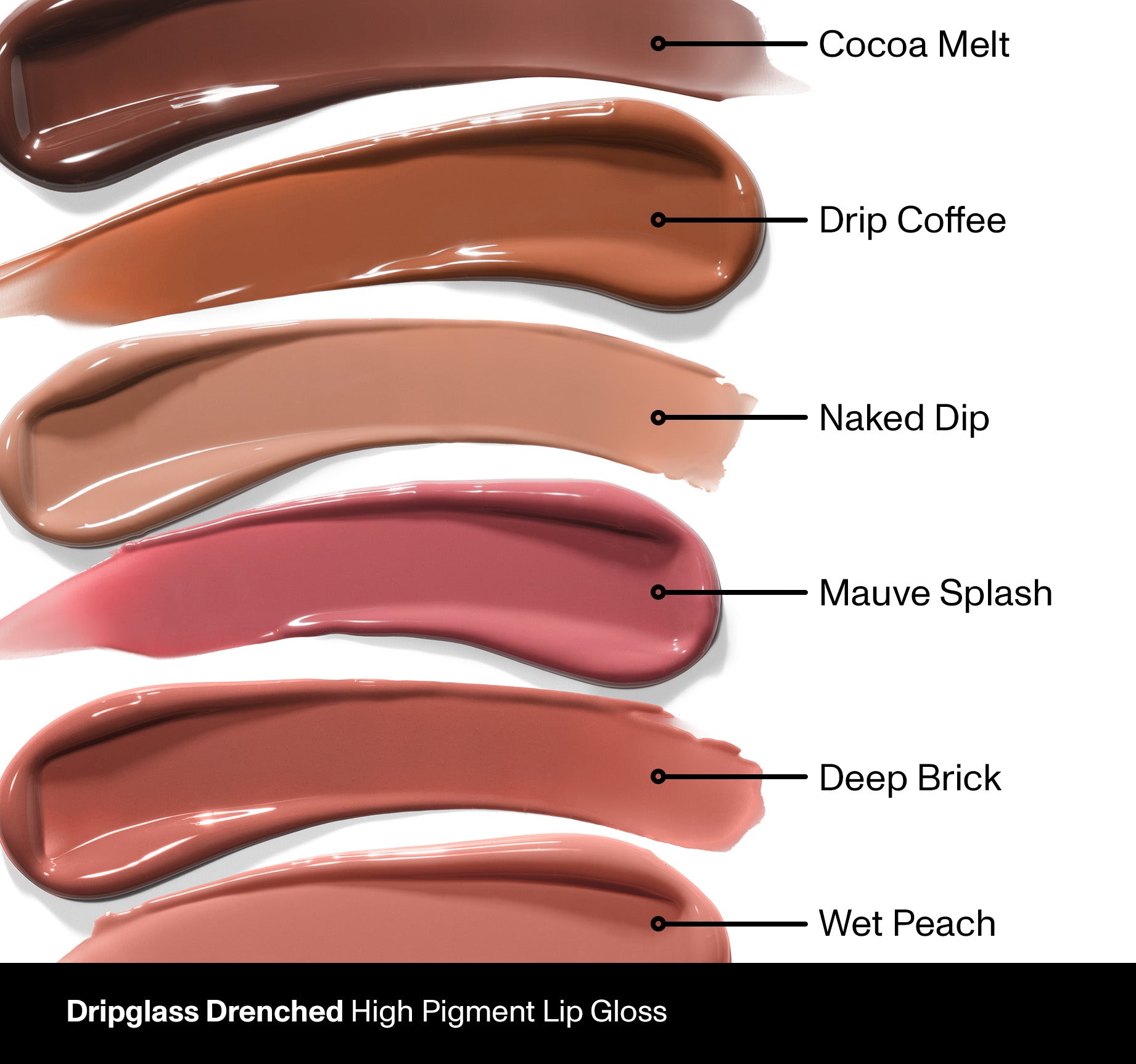 Dripglass Drenched High Pigment Lip Gloss - Naked Dip - Image 6